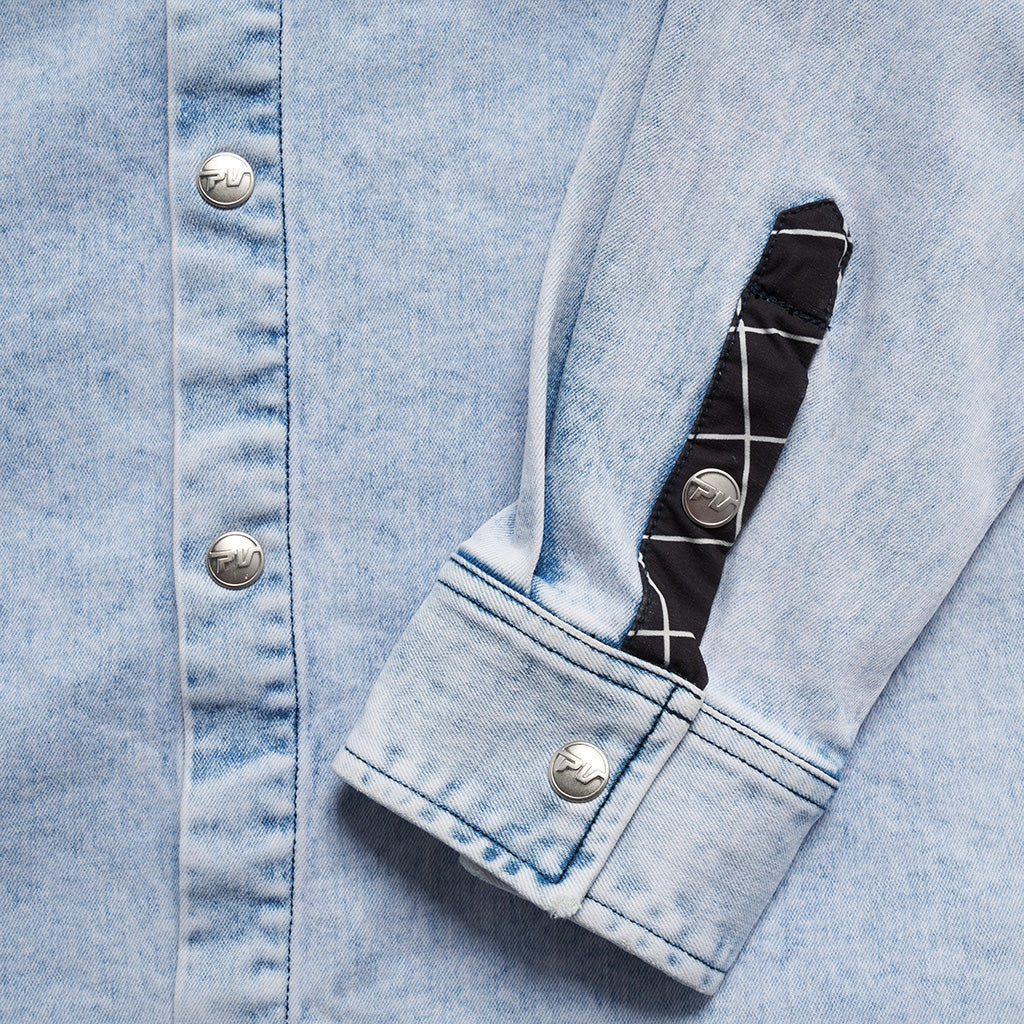 The Surge Matrix Sport Denim Button Down - Image 7